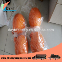 Bomba de concreto laranja natural dn125 china fornecedor esponja bola tubo